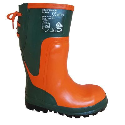 Rubber forest boot with steel toe 204