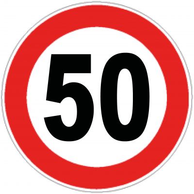 Disc diam. 60 cm class 1 fig. 50 maximum speed limit 50km / h