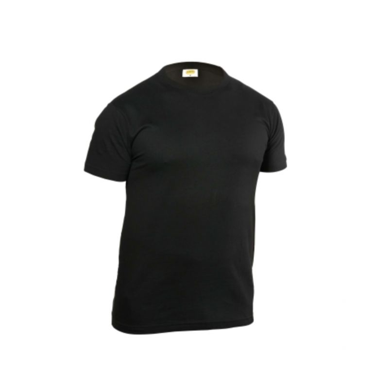 Черная футболка m / c топ из 100% хлопка