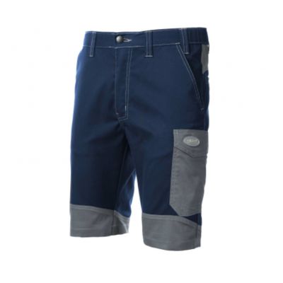 Blau/graue Bermuda-Shorts aus Stretch-Polycotton GUANTIFICIO SENESE