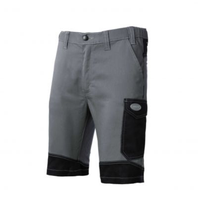 Grau/schwarze Bermuda-Shorts aus Stretch-Polycotton GUANTIFICIO SENESE