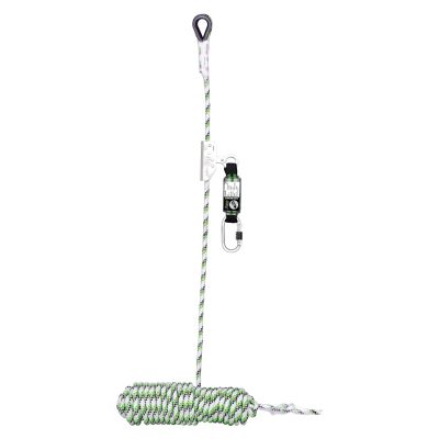 Device guided on 20mt rope