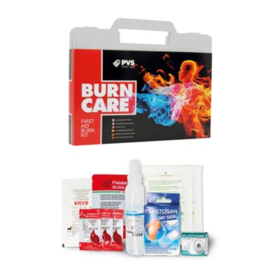 First aid case for burns