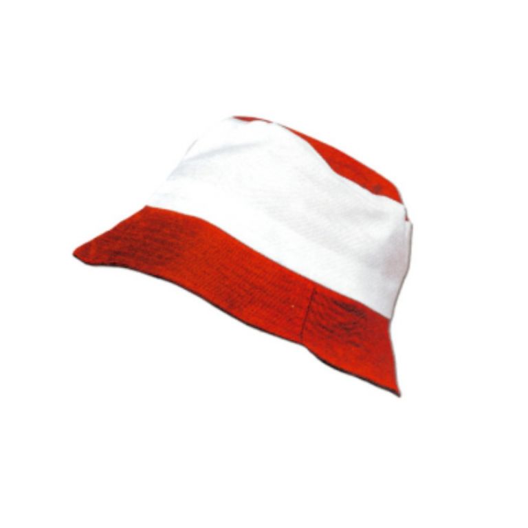 Красная круглая шапка
