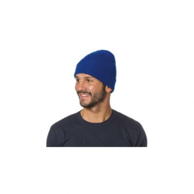 Sombrero invierno azul marino, 100% acrilico