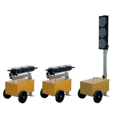 3-WAY cable mobile led traffic light system SISAS