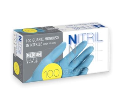 disposable gloves synthetic nitrile latex disposable disposable items blue color