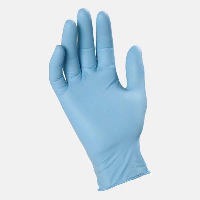 disposable gloves synthetic nitrile latex disposable disposable items blue color