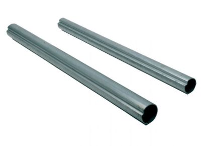 Galvanized tubular pole Ø 60 h 400 cm in gray iron