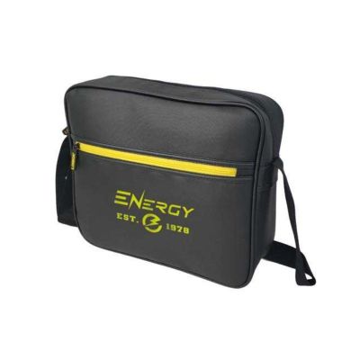 Schwarz / blau nylon sporttasche mit schuh und starre halterung 55x45x36