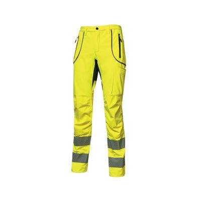 Pantaloni-da-lavoro-alta-visibilità-U-Power-Ren-in-softshell-Yellow-Fluo-HL186YF