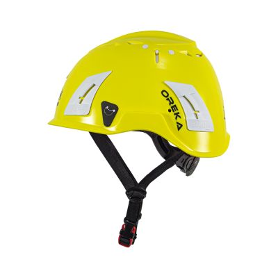 Multi-purpose helmet for work at height yellow Irudek