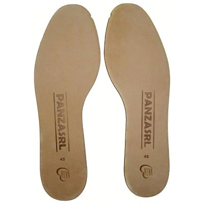 Self-modeling antibacterial leather insoles Panza