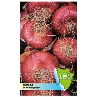 Packet seeds red onion Montignoso Gargini sementi