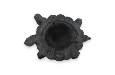 Cenicero con tortuga de piedra de lava Panza