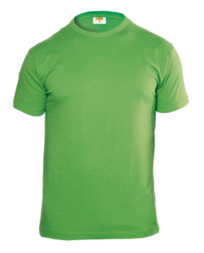 T-shirt basic girocollo verde GUANTIFICIO SENESE