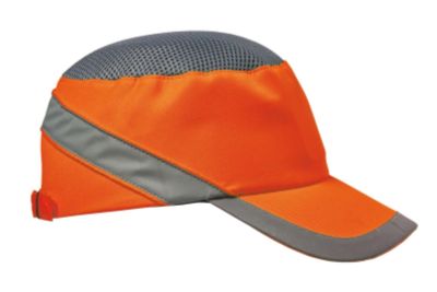 Fluo-orangefarbener, stoßfester Helm GUANTIFICIO SENESE