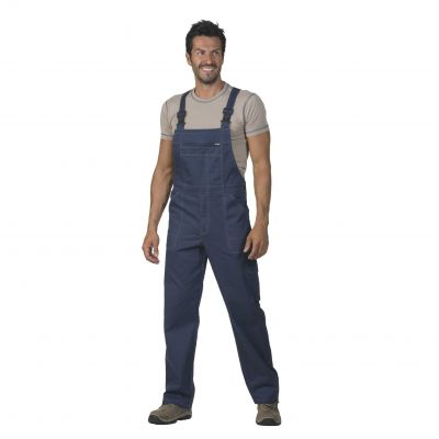 Blue overall with pockets