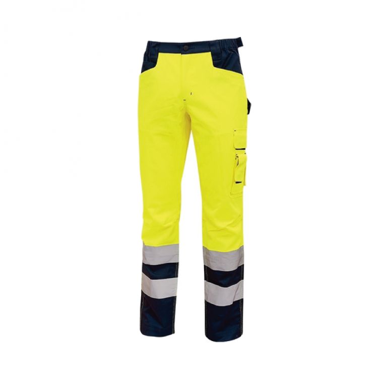 Pantalon de trabajo "Light" amarillo fluo
