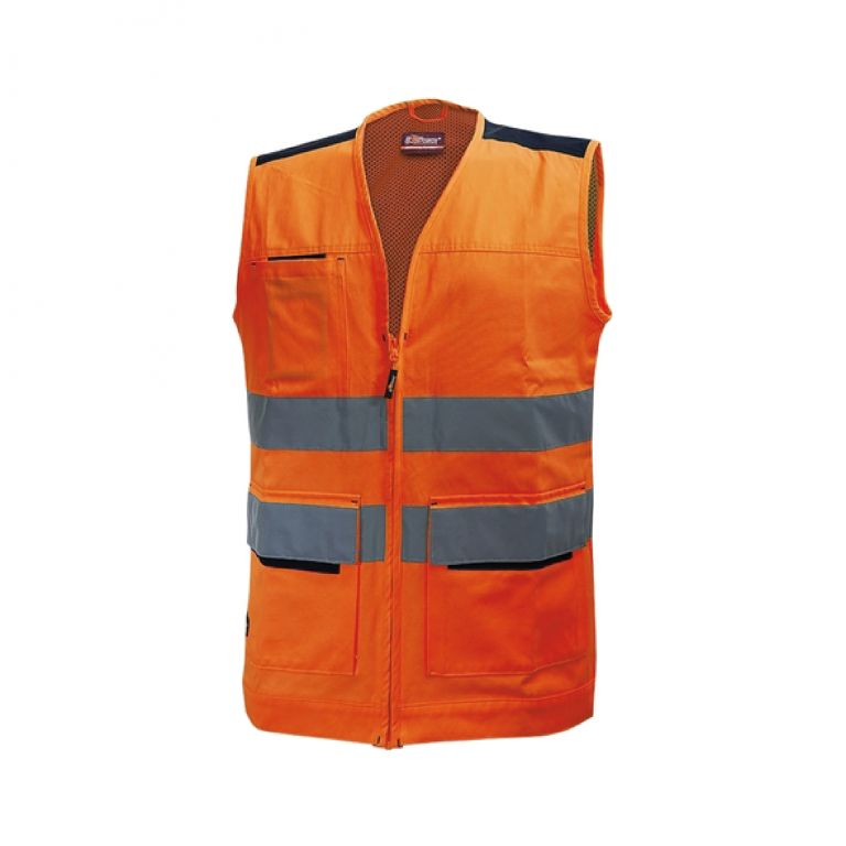 Work vest "Smart" orange fluo