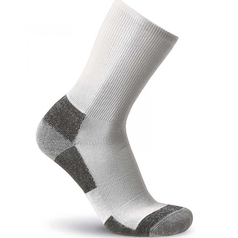Short socks white-gray