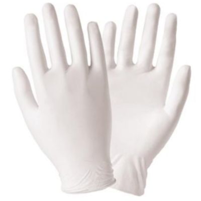Disposable latex gloves conf 100pz