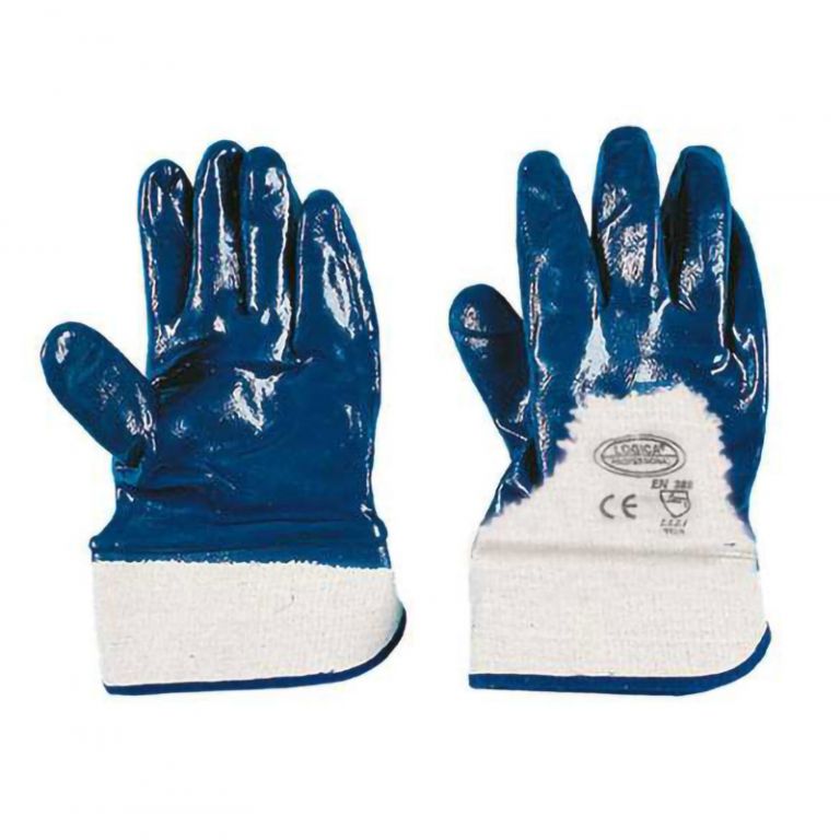 Gloves nbr blue aerated "0170s"
