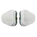 Pair of anti-odor filters abek1 p3 with activated carbons for spr491 mask