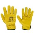 Gloves leather extra flower ab orlato "115etop"