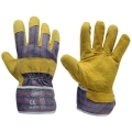 Inverted pig gloves with canvas back "88pbs"