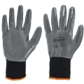 Fully nitrile coated polyester gloves "Tecno125"