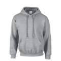 Sweatshirt with hood pocket pocket gray