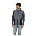 Chaleco softshell impermeable gris oscuro