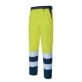 High visibility trousers yellow / blue fustagno