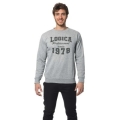 Graues Sweatshirt aus Polycotton "Logica since 1978"