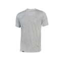 Серебристая рабочая футболка Linear серого цвета