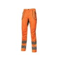 Pantalon de travail haute visibilité "ren" orange fluo