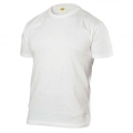 T-shirt basique col rond blanc