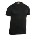 T-shirt basique col rond noir