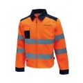 Work jacket "Glare" orange fluo