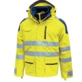 Work jacket "Backer" yellow fluo