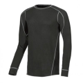 Thermal work shirt "Alpin" black carbon
